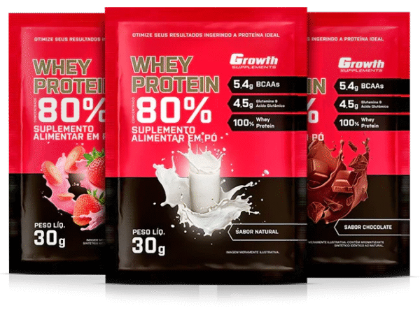 DOSE WHEY PROTEIN CONCENTRADO 30GR - GROWTH SUPPLEMENTS
