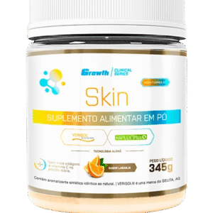 Growth Skin 345g (Colágeno tipo 1 + Colágeno VERISOL® + Ácido Hialurônico + Vitamina C) – Growth Supplements