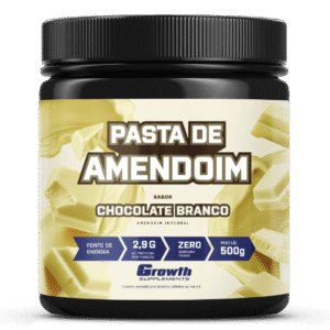 PASTA DE AMENDOIM SABOR CHOCOLATE BRANCO 500G